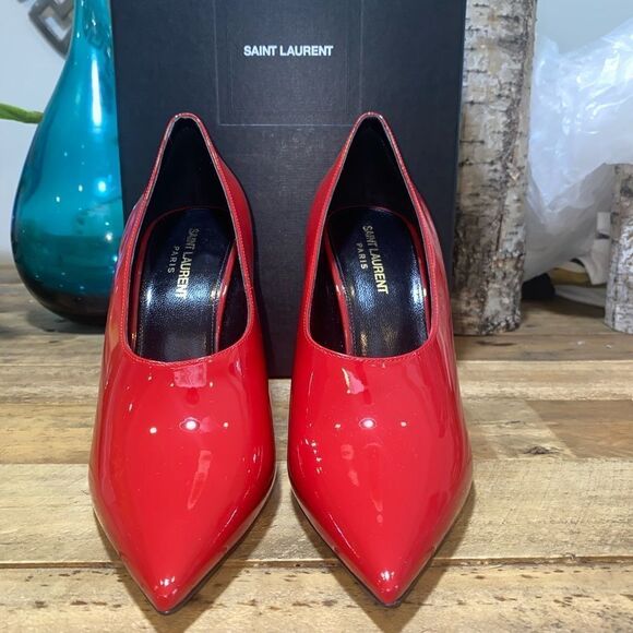 Saint Laurent Teddy Patent Pumps - Picture 9 of 14